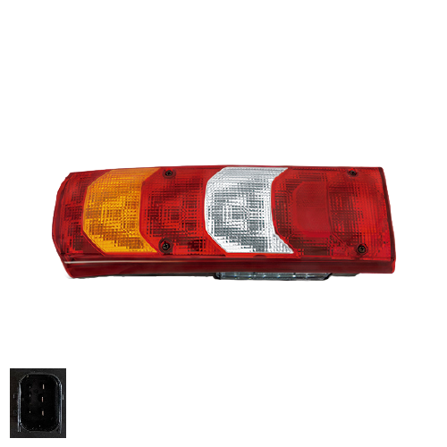 L0313183-Lanterna Traseira LE-0035441703 | PL09123469-LED (70) | C/VIGIA | S/SIRENE
ACCELO 12/24 | ACTROS 16/.. | ATEGO 14/23 | AXOR