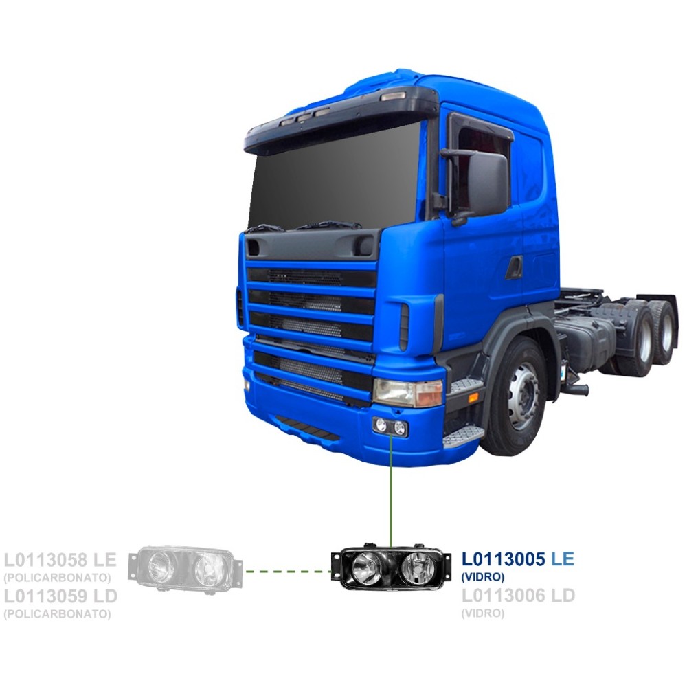 L0113005-Farol Auxiliar LE-1358831 | 1400207 | 1422991 | 1529070-