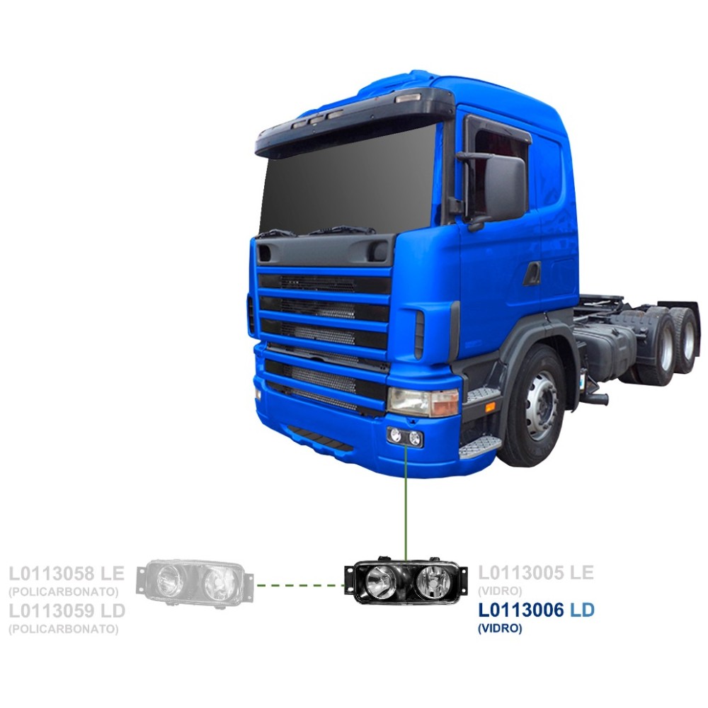 L0113006-Farol Auxiliar LD-1358832 | 1400208 | 1422992 | 1529071-