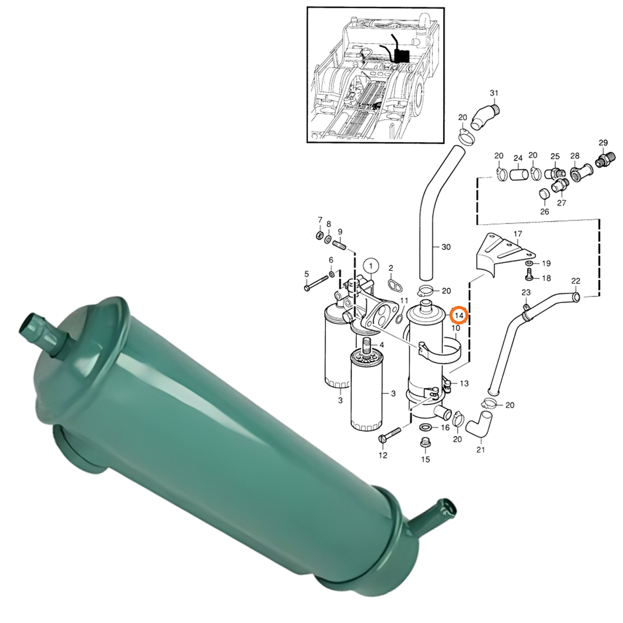 L0209024-Radiador Óleo Motor -468035-