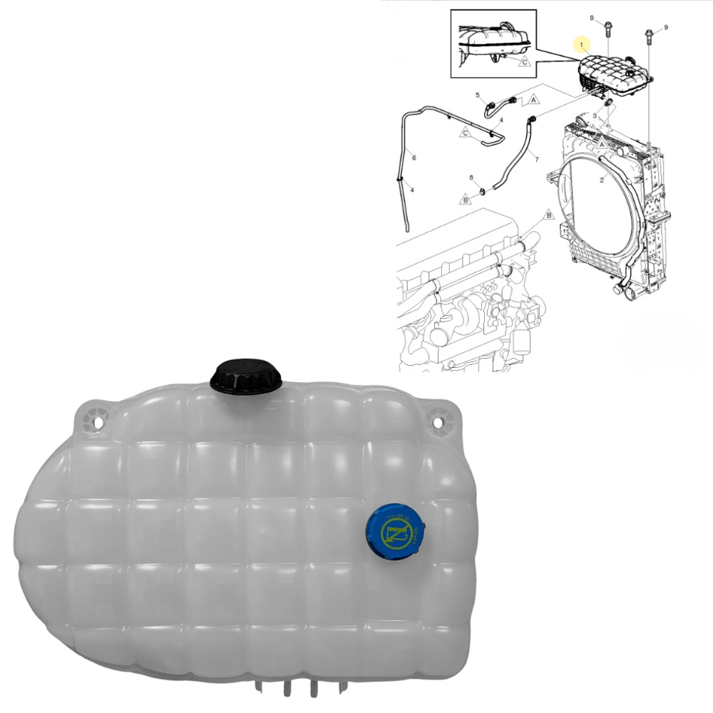 L0209068-Reservatório Água Radiador -22821828 | 22430366 | 21493205-